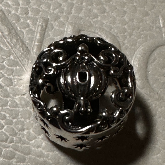 AUTHENTIC PANDORA DISNEY CINDERELLA MIDNIGHT PUMPKIN CHaRM - Picture 2 of 5